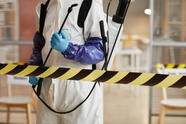 Professional Blood Cleanup technician working in Clatonia, NE